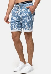 Indicode Chinoshorts Brayan Blau/Hellblau