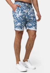 Indicode Chinoshorts Brayan Blau/Hellblau