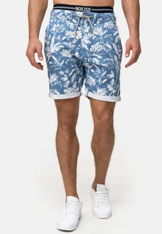 Indicode Chinoshorts Brayan Blau/Hellblau