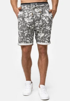 Indicode Chinoshorts Brayan Grau/Hellgrau/Weiß/Beige/Schwarz