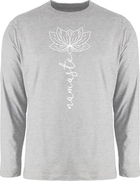 Rundhalsshirt Namaste Lotusblte Yoga Chakra Yoga und Wellness Geschenk
