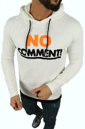 Kapuzenpullover Herren Pullover Kapuzenpullover No Comment Premium Hoodie Baumwolle