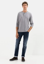 camel active Langarmshirt Grau/Hellgrau