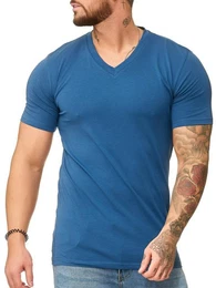 T-Shirt 1309C (Shirt Polo Kurzarmshirt Tee, 1-tlg) Fitness Freizeit Casual