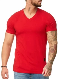 T-Shirt 1309C (Shirt Polo Kurzarmshirt Tee, 1-tlg) Fitness Freizeit Casual