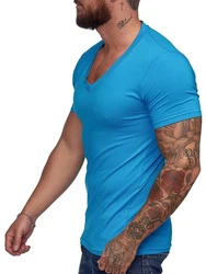 OneRedox T-Shirt BS500C Blau/Türkis/Hellblau