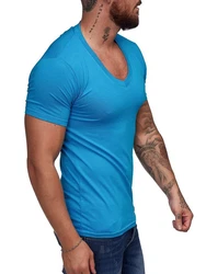 OneRedox T-Shirt BS500C Blau/Türkis/Hellblau