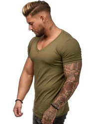 OneRedox T-Shirt BS500C Dunkelgrün/Khaki