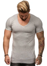 T-Shirt BS500C (Shirt Polo Kurzarmshirt Tee, 1-tlg) Fitness Freizeit Casual