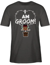T-Shirt I am groom! JGA Mnner