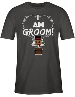 Shirtracer T-Shirt I am groom! JGA Herren Shirtracer T-Shirt I am groom! JGA Herren