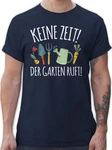 Shirtracer T-Shirt Keine Zeit! Der Garten ruft weiß