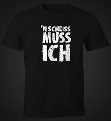 MoonWorks Print-Shirt FunShirt Spruch-Shirt mit Print Rosa/Hellblau/Dunkelgrün/Schwarz