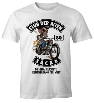 MoonWorks Print-Shirt Lustiges Herren T-Shirt Club der alten Säcke Creme MoonWorks Print-Shirt Lustiges Herren T-Shirt Club der alten Säcke Creme