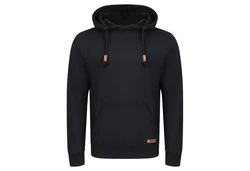 riverso Herren Kapuzenpullover RIVJulian Regular Fit Hoodie Pullover Schwarz