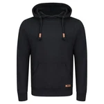 riverso Herren Kapuzenpullover RIVJulian Regular Fit Hoodie Pullover Schwarz