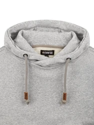 riverso Herren Kapuzenpullover RIVJulian Regular Fit Hoodie Pullover Grau/Hellgrau