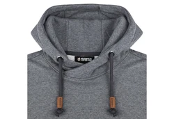 riverso Herren Kapuzenpullover RIVJulian Regular Fit Hoodie Pullover Grau/Dunkelgrau/Hellgrau