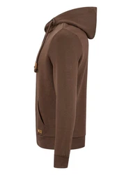 riverso Herren Kapuzenpullover RIVJulian Regular Fit Hoodie Pullover Khaki/Dunkelbraun/Braun/Grau