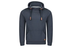 riverso Herren Kapuzenpullover RIVNiklas Regular Fit Hoodie Dunkelblau/Blau