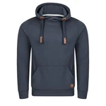 riverso Herren Kapuzenpullover RIVNiklas Regular Fit Hoodie Dunkelblau/Blau