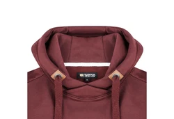 riverso Herren Kapuzenpullover RIVNiklas Regular Fit Hoodie Rot/Dunkelrot/Bordeaux