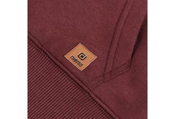 riverso Herren Kapuzenpullover RIVNiklas Regular Fit Hoodie Rot/Dunkelrot/Bordeaux