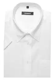 Leinenhemd HU-0101 Kurzarm 100%Leinen-feiner leichter Stoff Regular Fit-gerader Schnitt
