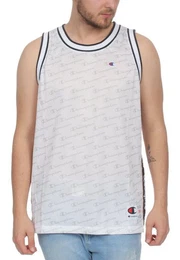 T-Shirt Tank Herren 212835 S19 WL001 WHT/Allover Weiss