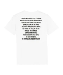 Bolzplatzkind T-Shirt X Keepersport Story Weiß/Creme