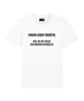 Bolzplatzkind T-Shirt X Keepersport Story Weiß/Hellblau