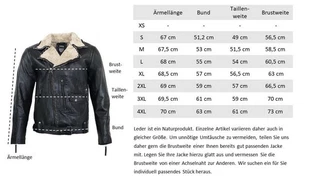 RICANO Lederjacke Harlem