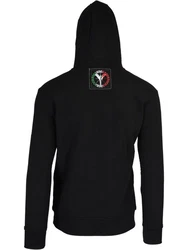 CARLO COLUCCI Hoodie Carlando Mischfarben/Orange/Rot/Schwarz