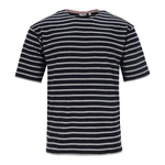modAS Rundhalsshirt Herren T-Shirt Dunkelblau/Blau