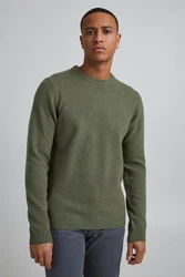 Casual Friday Rundhalspullover Karl oliv