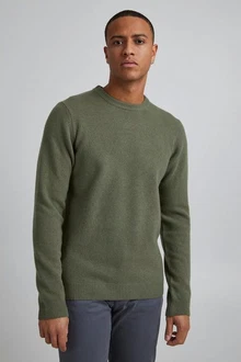 Casual Friday Rundhalspullover Karl oliv Casual Friday Rundhalspullover Karl oliv