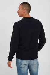 Casual Friday Rundhalspullover Karl navy
