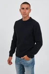 Casual Friday Rundhalspullover Karl navy