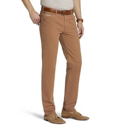 5-Pocket-Jeans CHICAGO Chino stripes structured rost 1-5040-46