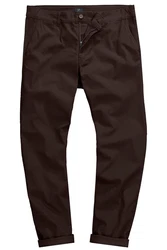 JP1880 Chinohose Chino Hose Bauchfit FLEXNAMIC 4-Pocket Dunkelbraun/Braun/Khaki