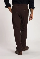JP1880 Chinohose Chino Hose Bauchfit FLEXNAMIC 4-Pocket Dunkelbraun/Braun/Khaki
