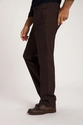 JP1880 Chinohose Chino Hose Bauchfit FLEXNAMIC 4-Pocket Dunkelbraun/Braun/Khaki