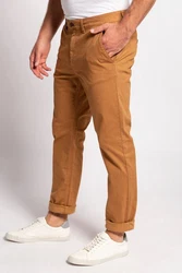 JP1880 Chinohose Chino Hose Bauchfit FLEXNAMIC 4-Pocket Braun/Khaki/Orange