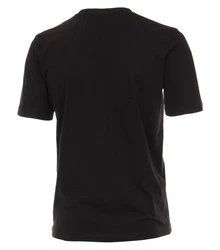 CASAMODA Rundhalsshirt Kurzarmshirt Doppelpack T-Shirt O-Neck Schwarz