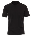 CASAMODA Rundhalsshirt Kurzarmshirt Doppelpack T-Shirt O-Neck Schwarz