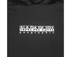 Napapijri Kapuzenpullover Toli Box Hooded Herren Schwarz/Lila/Grau