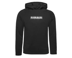 Napapijri Kapuzenpullover Toli Box Hooded Herren Schwarz/Lila/Grau
