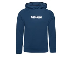 Napapijri Kapuzenpullover Toli Box Hooded Herren Dunkelblau/Blau/Hellblau