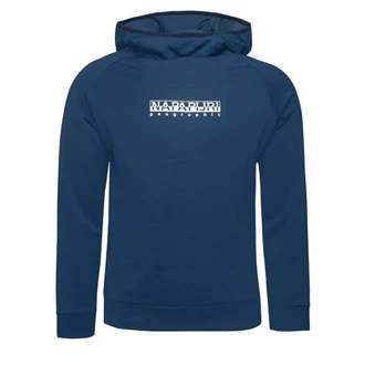 Napapijri Kapuzenpullover Toli Box Hooded Herren Dunkelblau/Blau/Hellblau