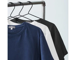 LIVING CRAFTS T-Shirt FABIAN GOTS zertifiziert Dunkelblau